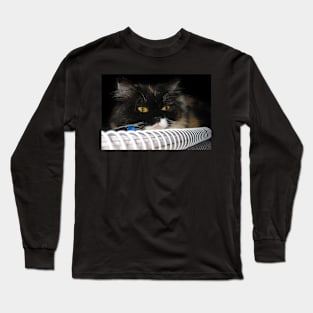 Cat Wanna Study Long Sleeve T-Shirt